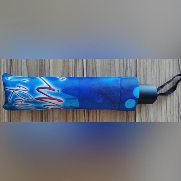 Elvis Presley blue umbrella The king of rock and roll - Picture 2 of 3